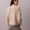 Hienoribbinen rento turtleneck-neule Hienoribbinen rento turtleneck-neule