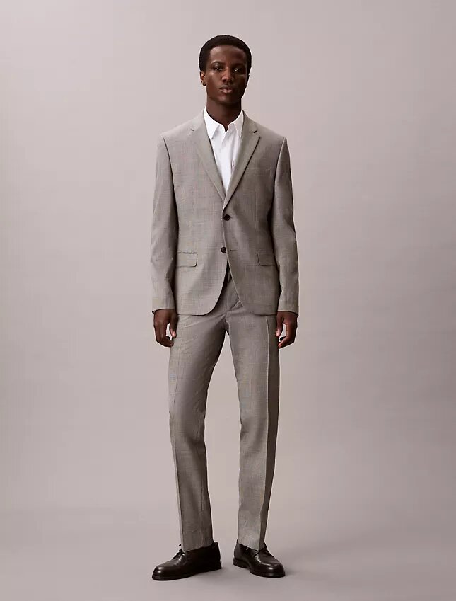 Houndstooth-kuvioiset slim-malliset housut Houndstooth-kuvioiset slim-malliset housut