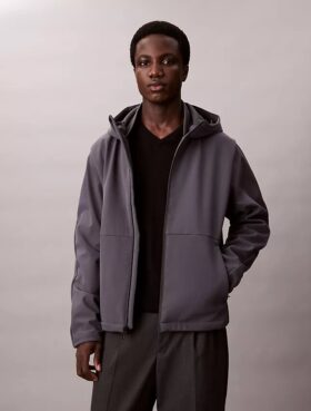 Hupullinen softshell-vetoketjutakki