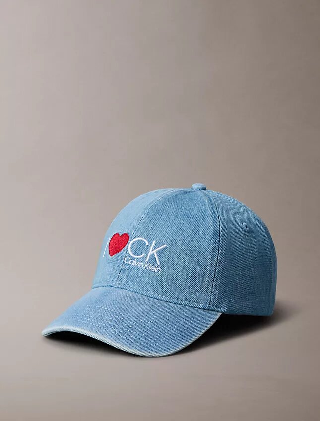 I Love CK Be -grafiikkainen denim-lippis I Love CK Be -grafiikkainen denim-lippis