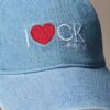 I Love CK Be -grafiikkainen denim-lippis I Love CK Be -grafiikkainen denim-lippis