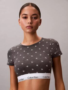 Icon Cotton Modal -kevyesti vuorattu T-paita-Bralette