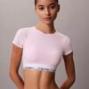 Icon Cotton Modal -kevyesti vuorattu T-paita-Bralette