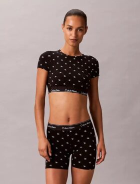 Icon Cotton Modal -kevyesti vuorattu T-paita-Bralette
