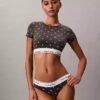 Icon Cotton Modal -kevyesti vuorattu T-paita-Bralette