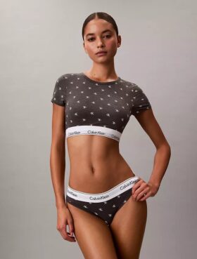 Icon Cotton Modal -kevyesti vuorattu T-paita-Bralette