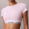 Icon Cotton Modal -kevyesti vuorattu T-paita-Bralette