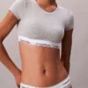 Icon Cotton Modal -kevyesti vuorattu T-paita-Bralette