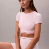 Icon Cotton Modal -kevyesti vuorattu T-paita-Bralette