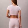 Icon Cotton Modal -kevyesti vuorattu T-paita-Bralette