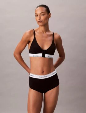 Icon Cotton Modal -leikkauksen jälkeinen kevyesti vuorattu kolmiomallinen Bralette