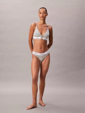 Icon Cotton Modal -leikkauksen jälkeinen kevyesti vuorattu kolmiomallinen Bralette
