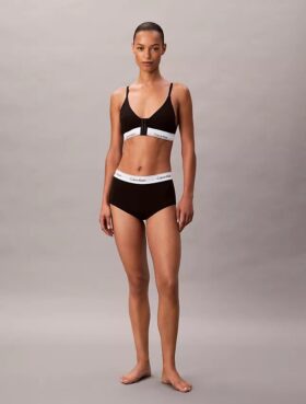 Icon Cotton Modal -leikkauksen jälkeinen kevyesti vuorattu kolmiomallinen Bralette