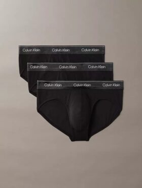 Icon Cotton Stretch Metallic 3-pack hip brief