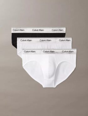 Icon Cotton Stretch Metallic 3-pack hip brief