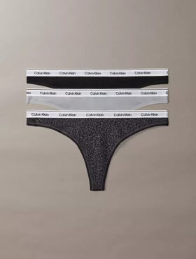 Icon Logo 3-pack matalavyötäröinen Thong