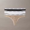 Icon Logo 3-pack matalavyötäröinen Thong
