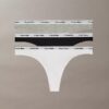 Icon Logo 3-pack matalavyötäröinen Thong