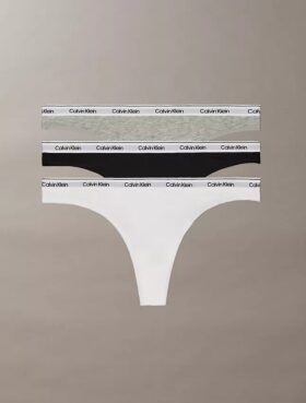 Icon Logo 3-pack matalavyötäröinen Thong