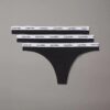 Icon Logo 3-pack matalavyötäröinen Thong