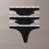 Icon-logo 5-pakkaus sekamallisia Thong-stringejä