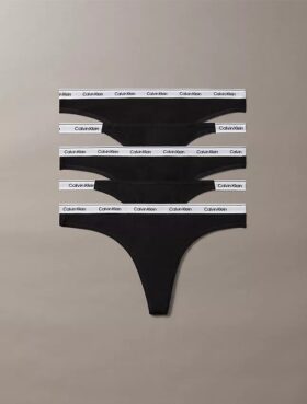 Icon-logo 5-pakkaus sekamallisia Thong-stringejä