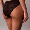 Icon-logolla varustettu pitsinen 3-pakkaus matalavyötäröinen Bikini-alushousu