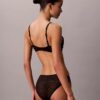 Icon-logolla varustettu pitsinen 3-pakkaus matalavyötäröinen Bikini-alushousu