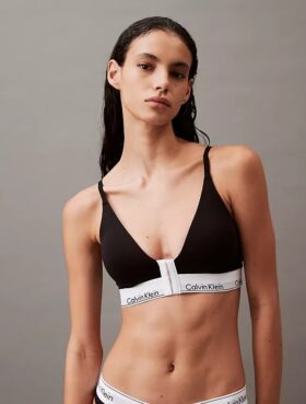 Icon-puuvilla-Modal, kevyesti vuorattu, edestä kiinnitettävä kolmiomallinen Bralette