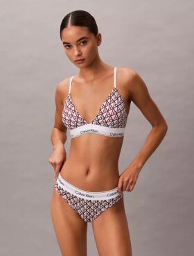 Icon-puuvilla-Modal, kevyesti vuorattu kolmiomallinen Bralette