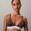 Icon-puuvilla-Modal, kevyesti vuorattu kolmiomallinen Bralette