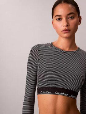 Icon-puuvilla-Modal, kevyesti vuorattu pitkähihainen Bralette