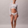 Icon-puuvilla-Modal, kevyesti vuorattu pitkähihainen t-paita-Bralette