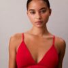 Icon-puuvilla-Modal-metallinen kevyesti vuorattu kolmiomallinen Bralette