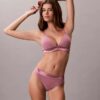 Icon-puuvilla-Modal-metallinen kevyesti vuorattu kolmiomallinen Bralette