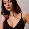 Icon-puuvilla-Modal-metallinen kevyesti vuorattu kolmiomallinen Bralette