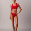 Icon-puuvilla-Modal-metallinen Unlined Bralette