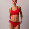 Icon-puuvilla-Modal-metallinen Unlined Bralette