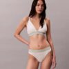 Icon-puuvilla-Modal-raidallinen, kevyesti vuorattu kolmiomallinen Bralette