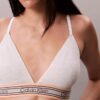 Icon-puuvilla-Modal-raidallinen, kevyesti vuorattu kolmiomallinen Bralette