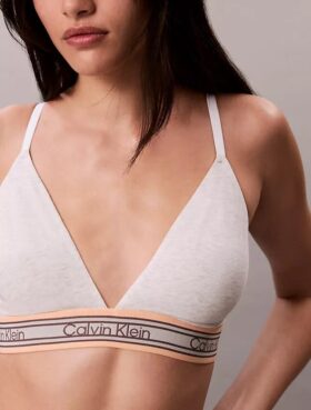 Icon-puuvilla-Modal-raidallinen, kevyesti vuorattu kolmiomallinen Bralette