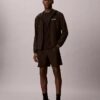 Icon Sport -logolla varustetut kudotut shortsit