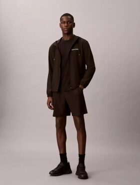 Icon Sport -logolla varustetut kudotut shortsit