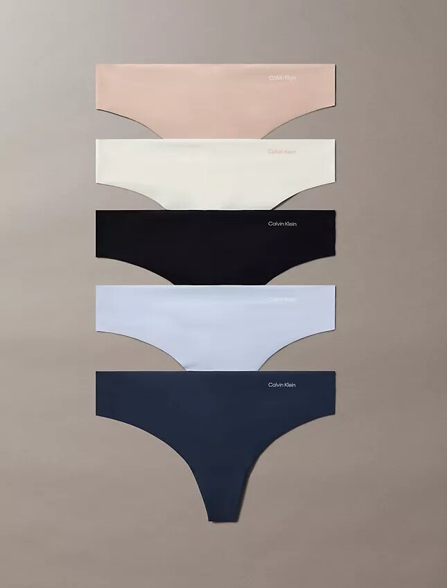 Invisibles 5-pack-Thong Invisibles 5-pack-Thong