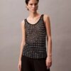 Jacquard-kuvioitu toppi Jacquard-kuvioitu toppi