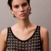 Jacquard-kuvioitu toppi Jacquard-kuvioitu toppi