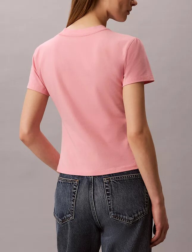 Kaareva logokuviollinen slim-fit-paita Kaareva logokuviollinen slim-fit-paita