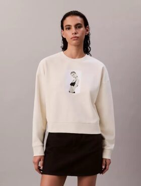 Kate Moss Terry Graphic Relaxed -huppari Kate Moss Terry Graphic Relaxed -huppari