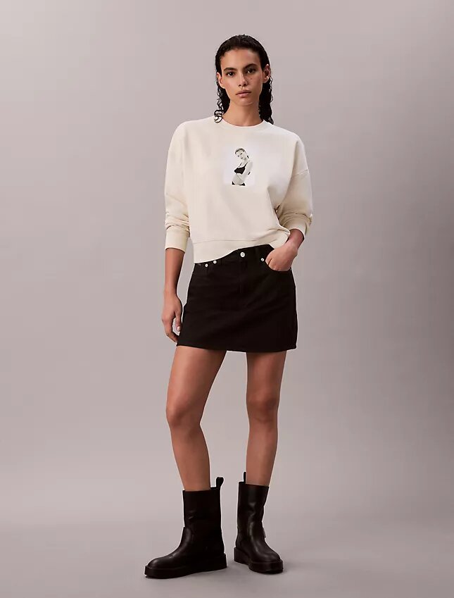 Kate Moss Terry Graphic Relaxed -huppari Kate Moss Terry Graphic Relaxed -huppari
