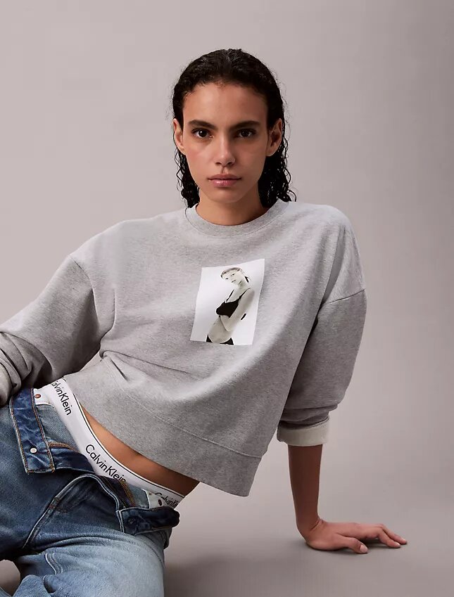 Kate Moss Terry Graphic Relaxed -huppari Kate Moss Terry Graphic Relaxed -huppari